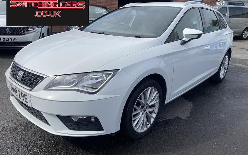 Begagnad Seat Leon SE Dynamic 116 HK (85 kW) 2018 Vit Kombi