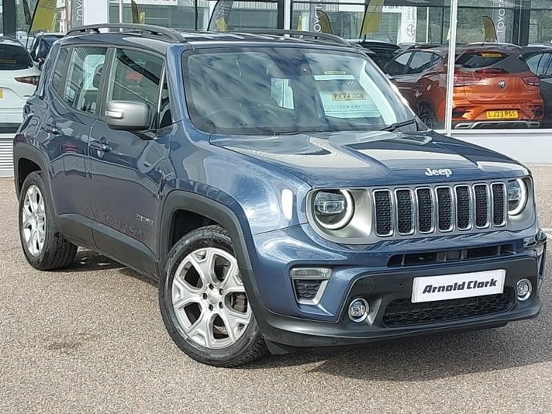 Blue Used 2020 Jeep Renegade Limited SUV | £14,498 (Fair price) - Image 1/4
