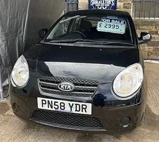 Used Kia Picanto 64 HP (47 kW) 2008 Black Hatchback