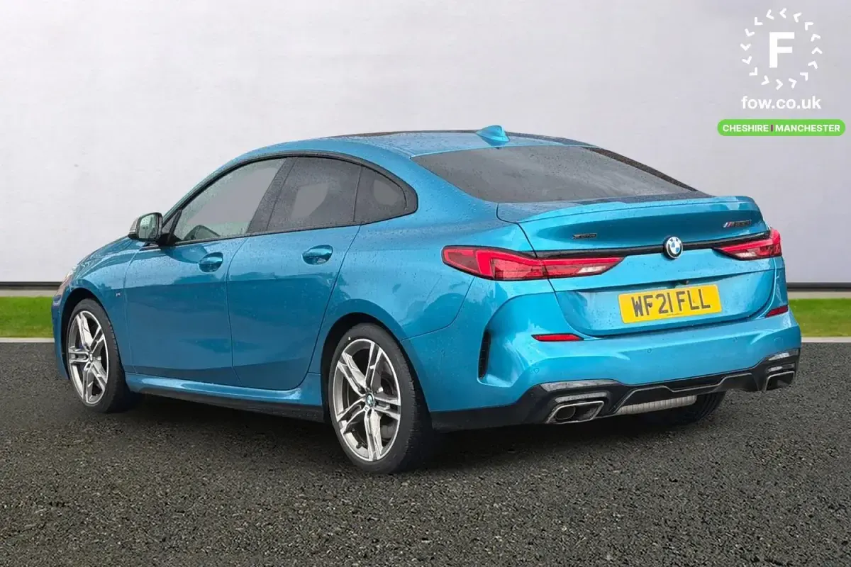 Used BMW M235 Comfort Edition 306 HP (225 kW) 2021 Blue Coupe