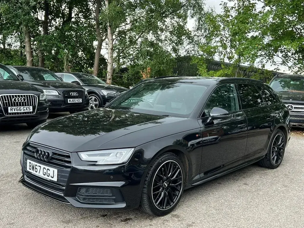 Used Audi A4 Black Edition 190 HP (139 kW) 2018 Black Estate