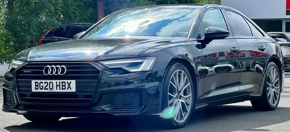 Begagnad Audi A6 Black Edition 204 HK (150 kW) 2020 Grå Sedan