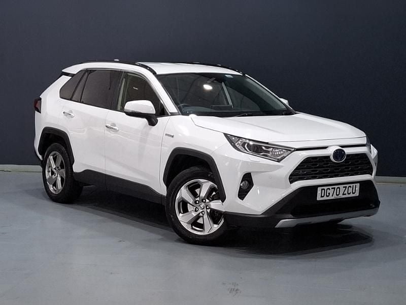 White Used 2020 Toyota RAV4 Hybrid SUV | £24,298 (A bit pricey) - Image 1/4