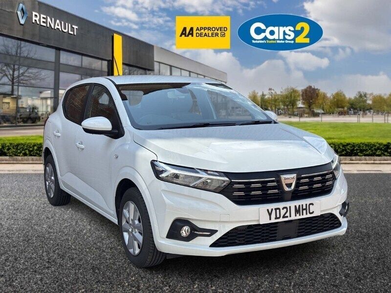White Used 2021 Dacia Sandero Comfort Hatchback | £9,995 (Fair price) - Image 1/4