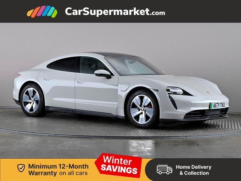 Grey Used 2021 Porsche Taycan Sedan | £44,697 (Good price) - Image 1/3