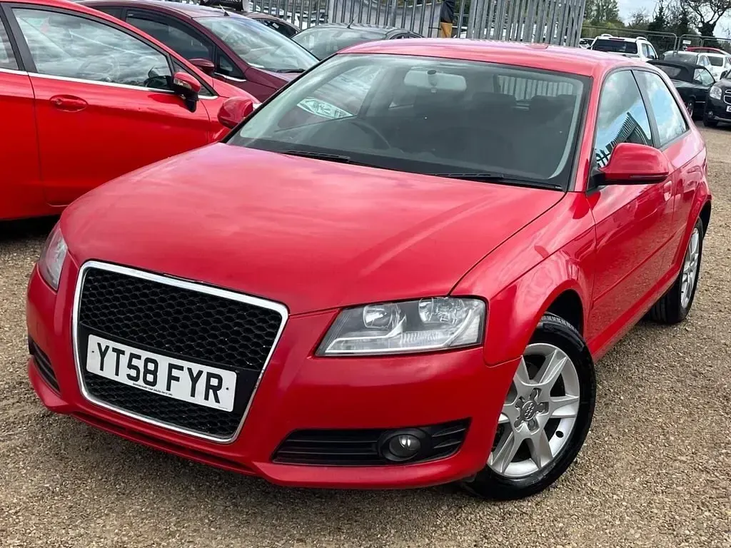 Begagnad Audi A3 Sport 160 HK (117 kW) 2008 Röd Halvkombi