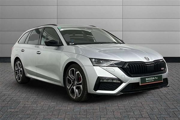 Silver Used 2023 Skoda Octavia vRS Estate | £28,000 (Expensive) - Image 1/4