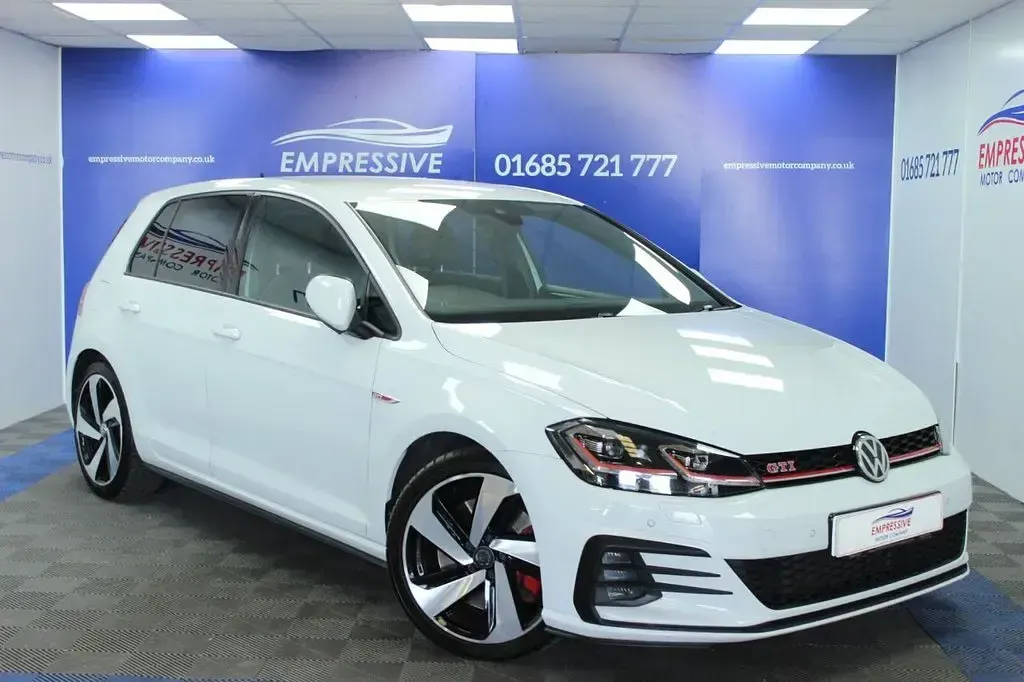 Used VW Golf VII GTI 245 HP (180 kW) 2020 White Hatchback