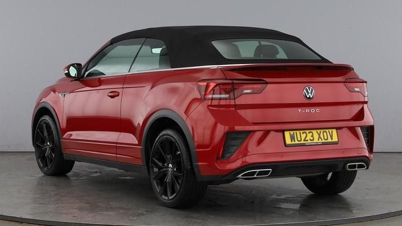 Used VW T-Roc Cabriolet R-line 150 HP (110 kW) 2023 Kings red premium Cabriolet