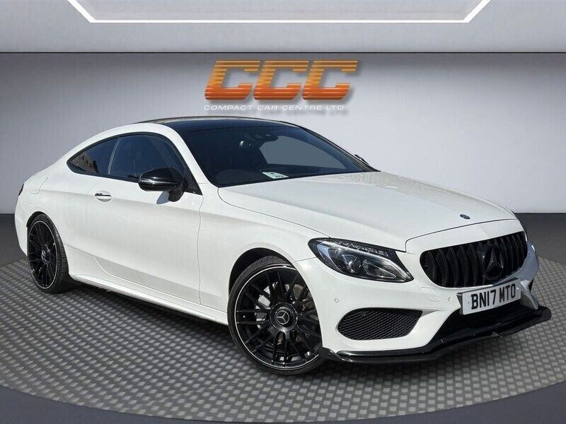 White Used 2017 Mercedes C250 AMG line Coupe | £12,490 (Fair price) - Image 1/2