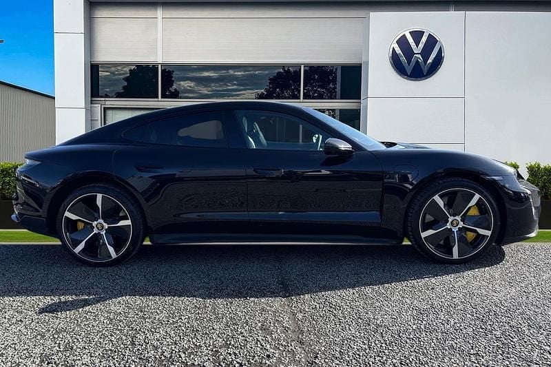 Used Porsche Taycan Performance Package 559 kW (761 HP) 2021 Black Sedan