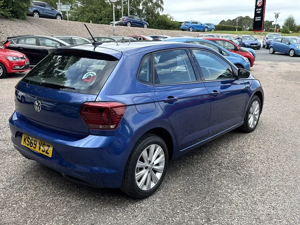Used VW Polo SEL 2019 Blue Hatchback