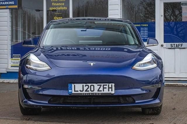 Usado Tesla Model 3 254 kW (346 HP) 2020 Azul Sedan
