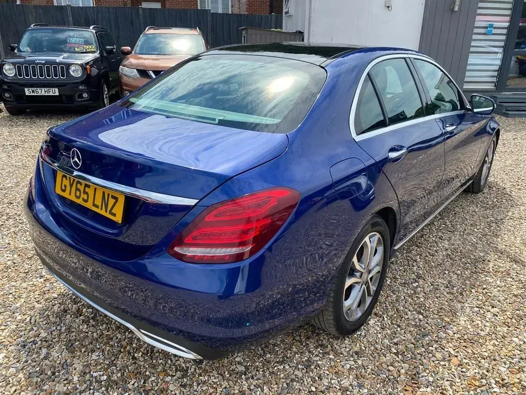 Used Mercedes C300 Premium 2015 Blue Sedan