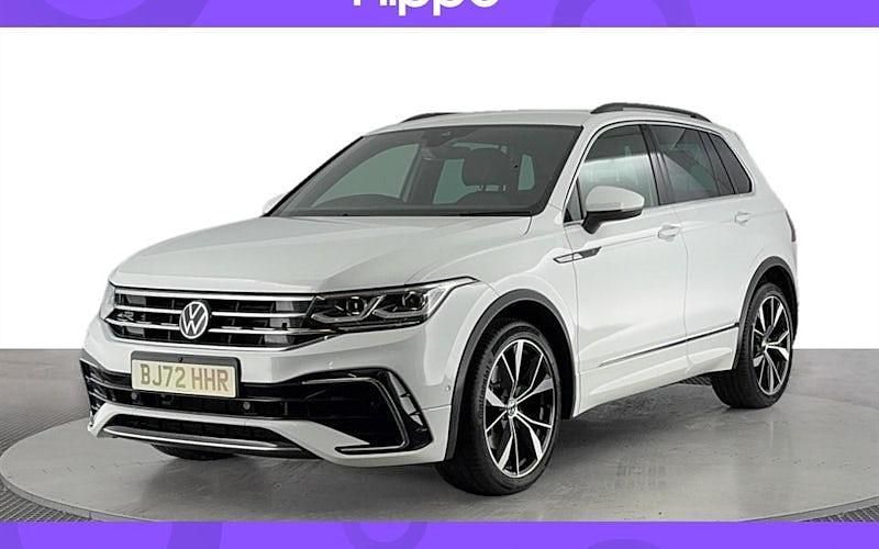 White Used 2022 VW Tiguan R-line SUV | £26,360 (Fair price) - Image 1/4