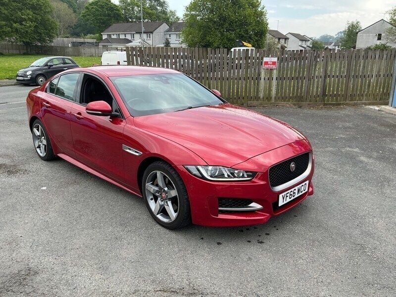 Red Used 2016 Jaguar XE R-Sport Sedan | £6,995 (Fair price) - Image 1/4