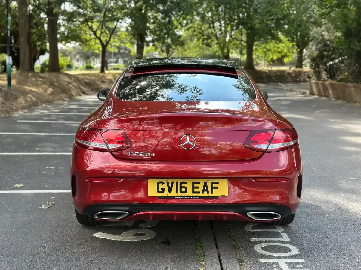 Used Mercedes C220 AMG Line Premium Plus 2016 Red Coupe