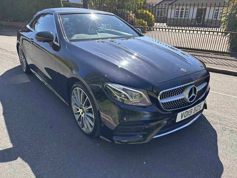 Usado Mercedes E450 AMG line 2019 Preto Cabrios