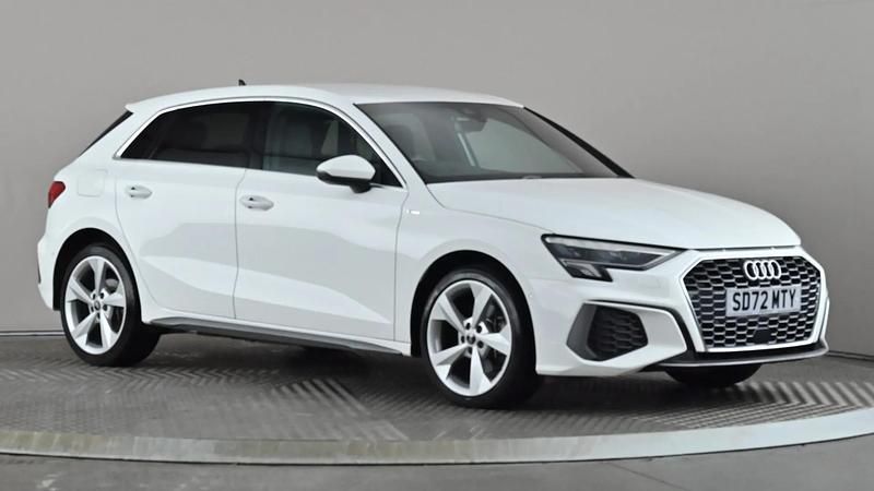 White Used 2022 Audi A3 e-tron Comfort Hatchback | £19,648 (Fair price) - Image 1/4