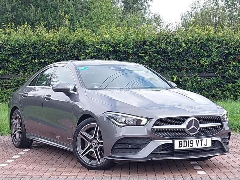 Grey Used 2019 Mercedes CLA220 AMG line Sedan | £21,498 (Fair price) - Image 1/4