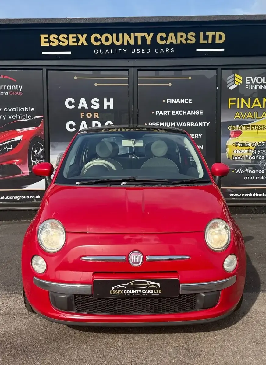 Used Fiat 500 Lounge 69 HP (50 kW) 2012 Red Hatchback