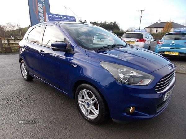 Blue Used 2017 Ford Ka Zetec Hatchback | £5,495 (Fair price) - Image 1/4