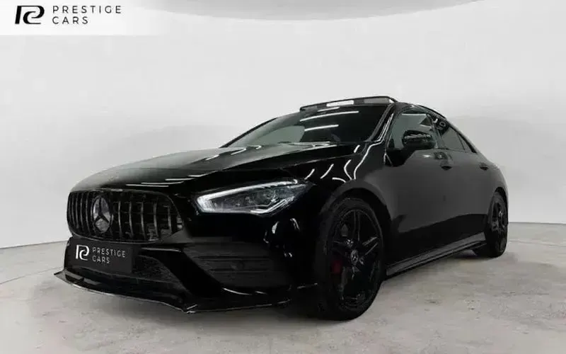 Used Mercedes CLA180 AMG line 136 HP (100 kW) 2021 Black Sedan