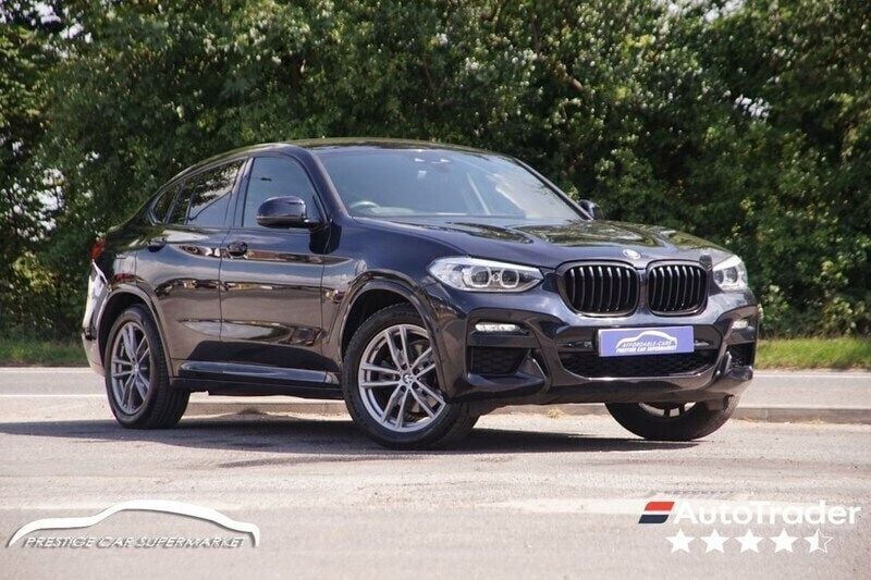Black Used 2019 BMW X4 M Sport SUV | £23,599 (Good price) - Image 1/4