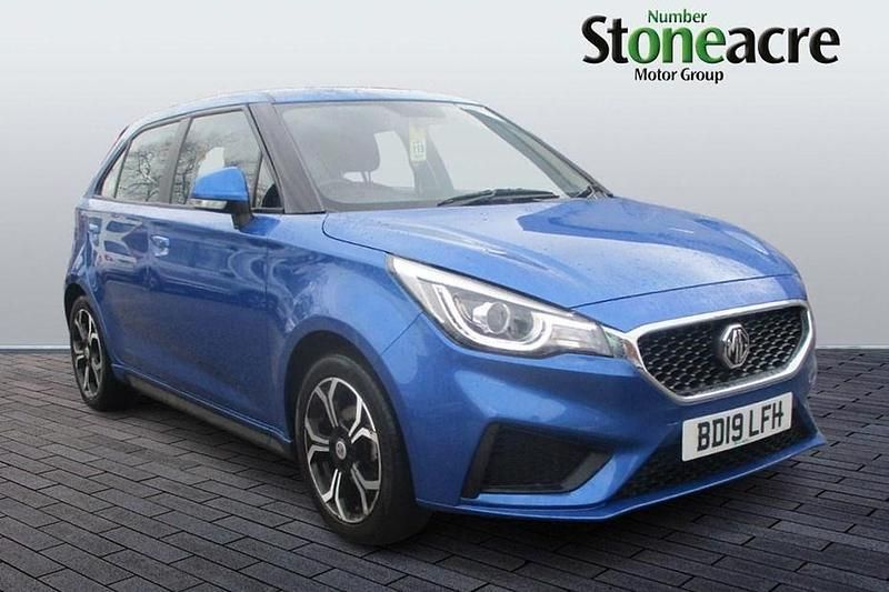 Used MG MG3 Excite 106 HP (77 kW) 2019 Blue Hatchback
