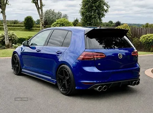 Used VW Golf VII R 2017 Blue Hatchback
