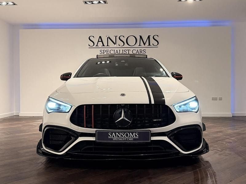 Used Mercedes CLA45 AMG AMG 421 HP (309 kW) 2021 White Coupe