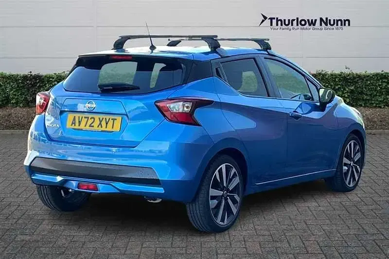 Begagnad Nissan Micra Tekna 92 HK (67 kW) 2022 Blå Halvkombi