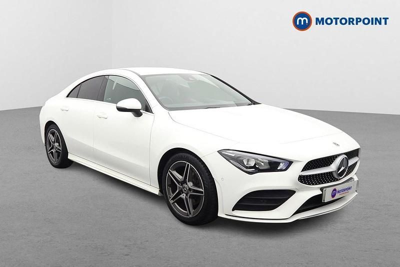 White Used 2021 Mercedes CLA180 AMG line Sedan | £21,899 (Fair price) - Image 1/4