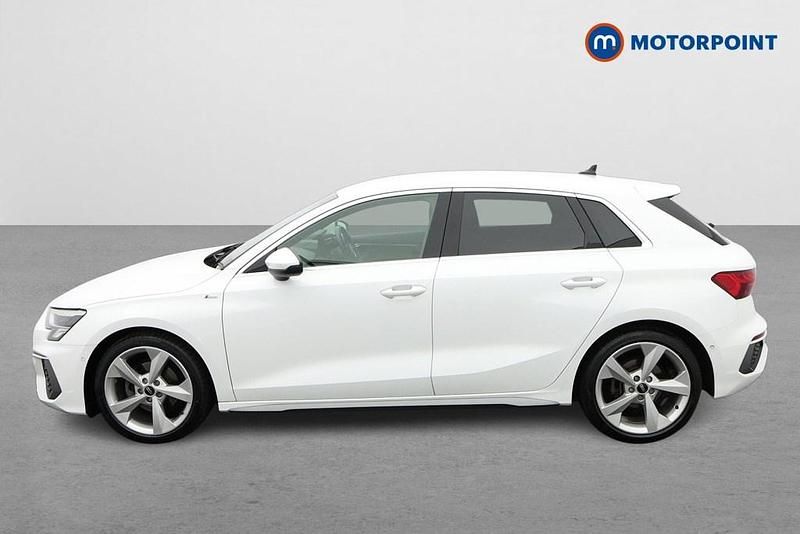 Used Audi A3 S-Line 2022 White Sedan