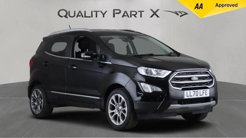 Black Used 2020 Ford Ecosport Titanium SUV | £10,475 (Good price) - Image 1/4