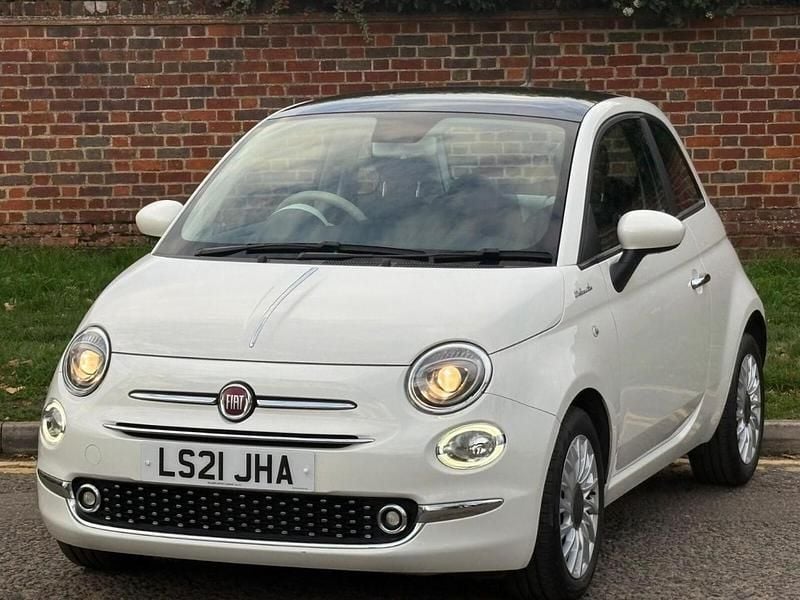 White Used 2021 Fiat 500 Dolcevita Hatchback | £9,799 (Fair price) - Image 1/4
