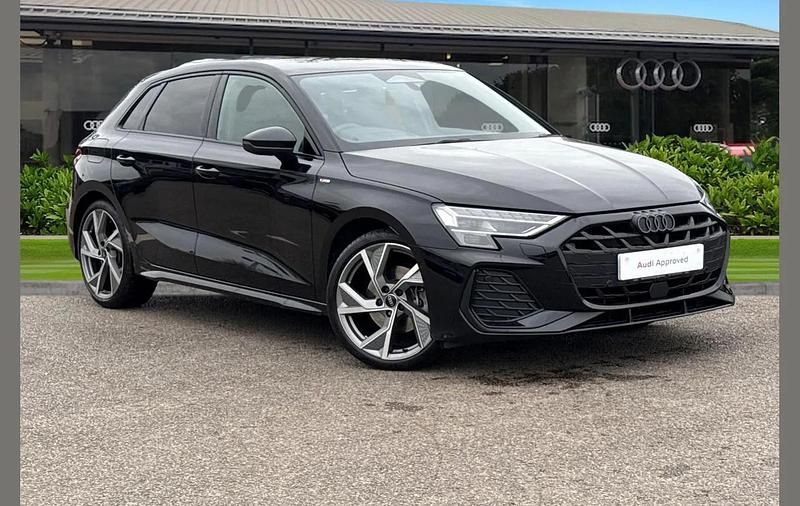 Used Audi A3 Black Edition 150 HP (110 kW) 2025 Black Hatchback