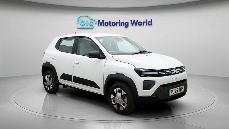 White New 2025 Dacia Spring Expression Hatchback | £10,400 - Image 1/4