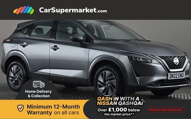 Grey Used 2022 Nissan Qashqai Acenta Premium SUV | £14,197 (Good price) - Image 1/3
