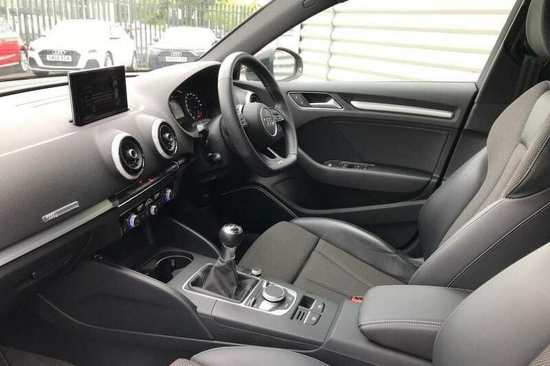 Used Audi A3 S-Line 148 HP (108 kW) 2019 Black Hatchback