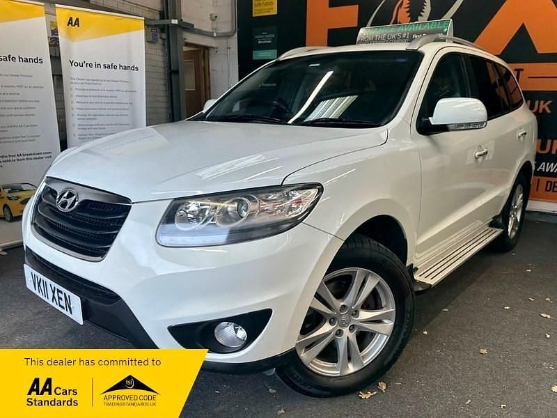 Used Hyundai Santa Fe Premium 197 HP (144 kW) 2011 White SUV