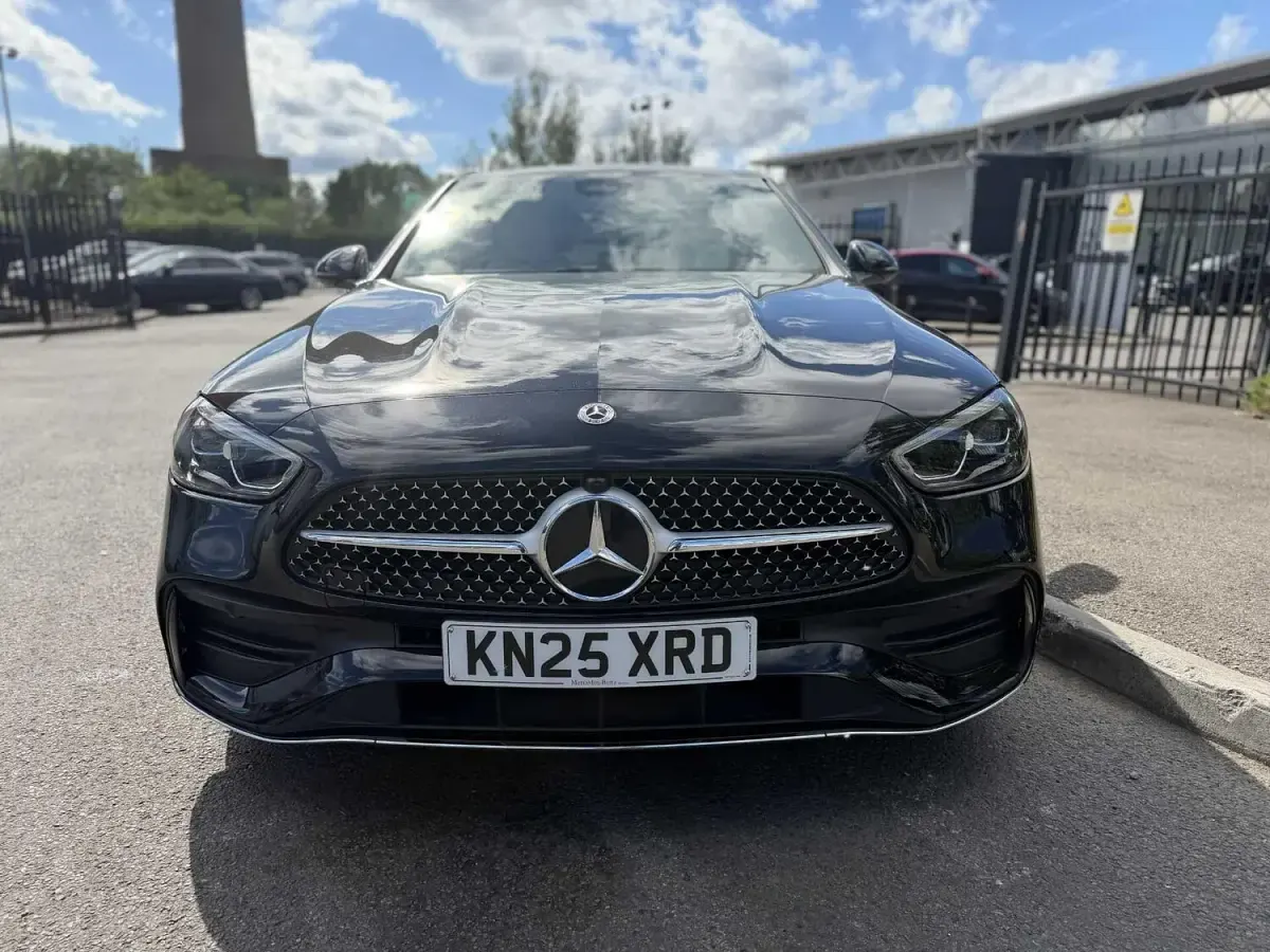 Used Mercedes C200 AMG line 221 HP (162 kW) 2025 Black Sedan