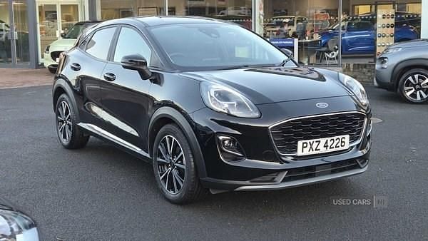 Black Used 2021 Ford Puma Titanium Hatchback | £12,450 (Good price) - Image 1/4
