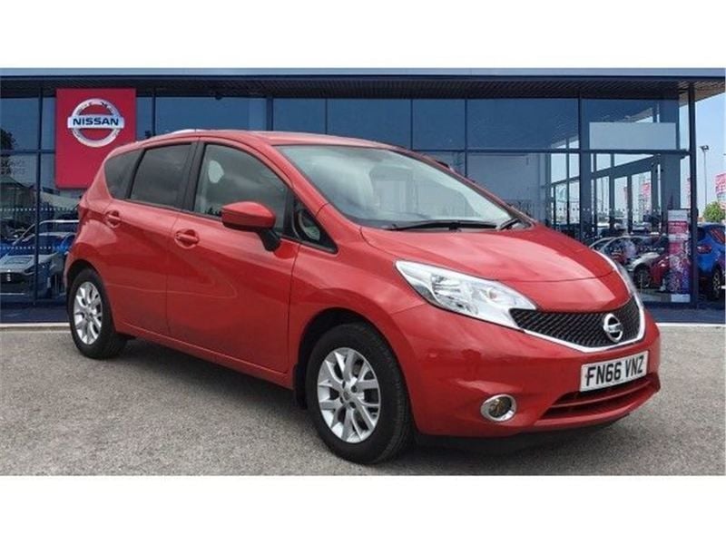 Used Nissan Note Acenta Premium 80 HP (58 kW) 2016 Red MPV