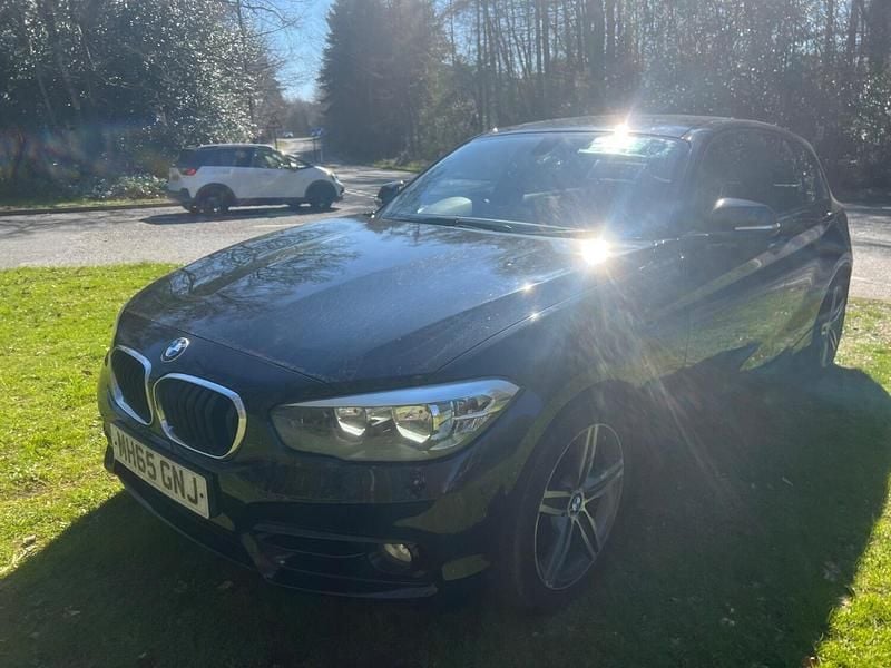 Used BMW 120 Sport Line 2016 Black Hatchback