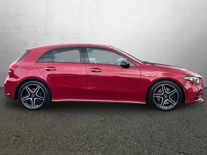 Used Mercedes A250 AMG Line Premium Plus 220 HP (161 kW) 2022 Red Hatchback