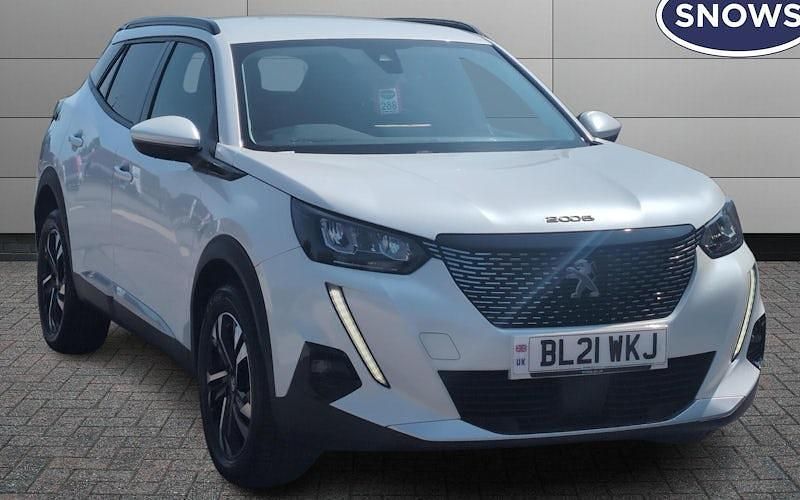 White Used 2021 Peugeot 2008 Allure Premium SUV | £13,818 (Fair price) - Image 1/4