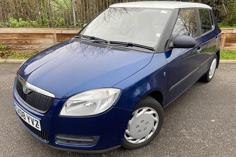 Used Skoda Fabia 60 HP (44 kW) 2008 Blue Hatchback