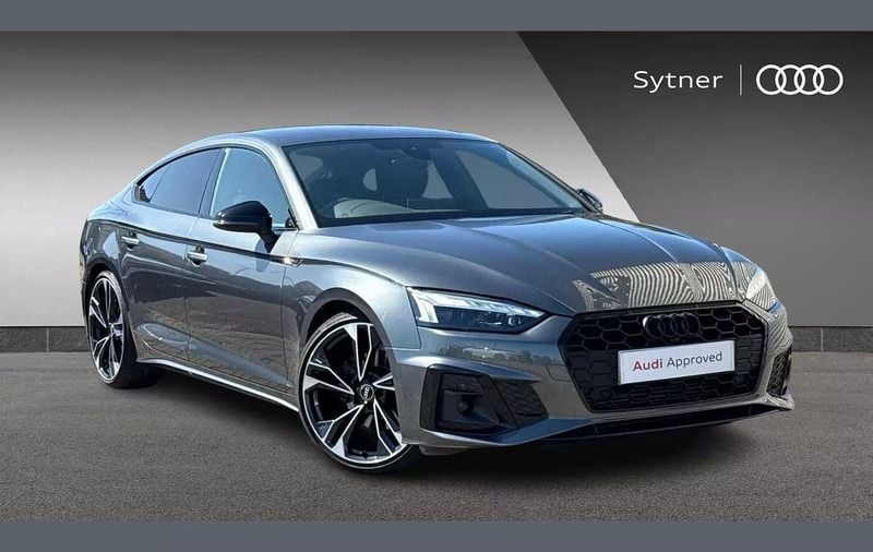 Grey Used 2022 Audi A5 Sportback Black Edition Hatchback | £31,500 (Expensive) - Image 1/2