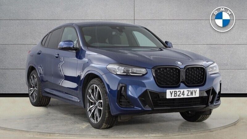 Blue Used 2024 BMW X4 M Sport SUV | £44,276 (Good price) - Image 1/4